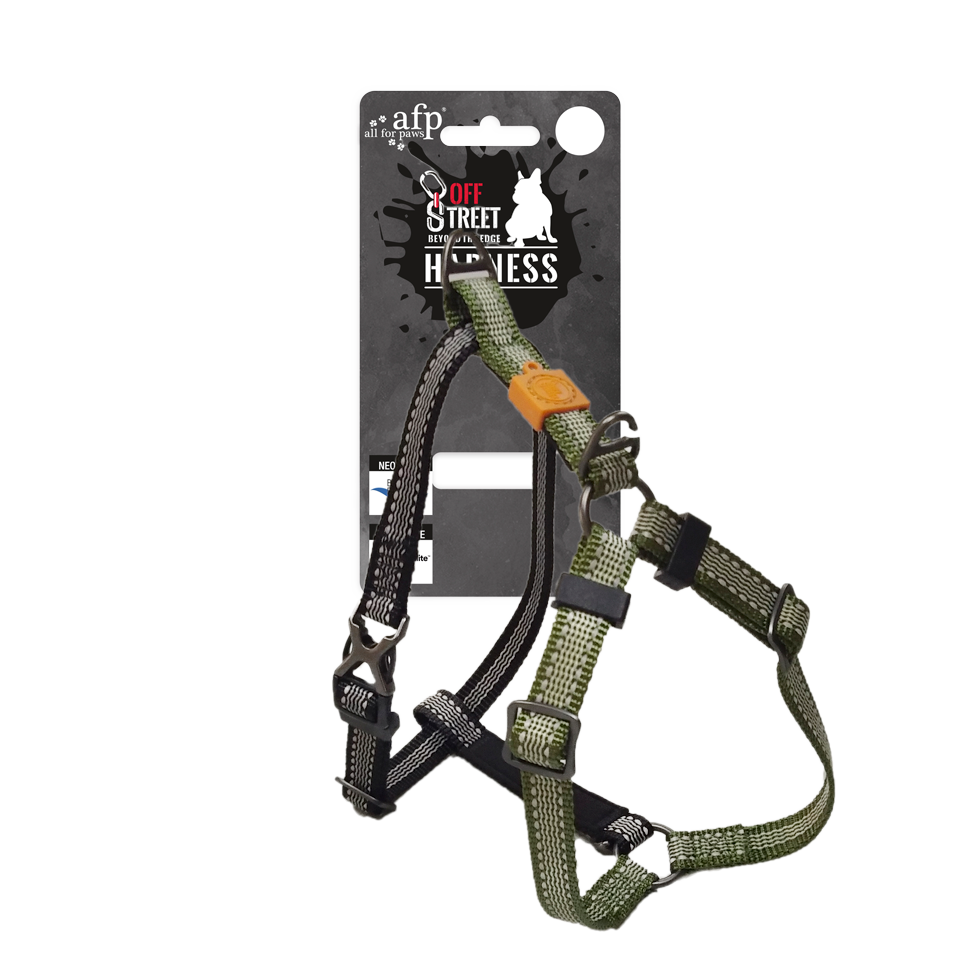 AFP Off Street - Dog Non-Pull Harness Olive Green XL