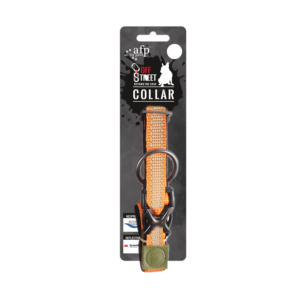 AFP Off Street - Dog Collar Tangarine M