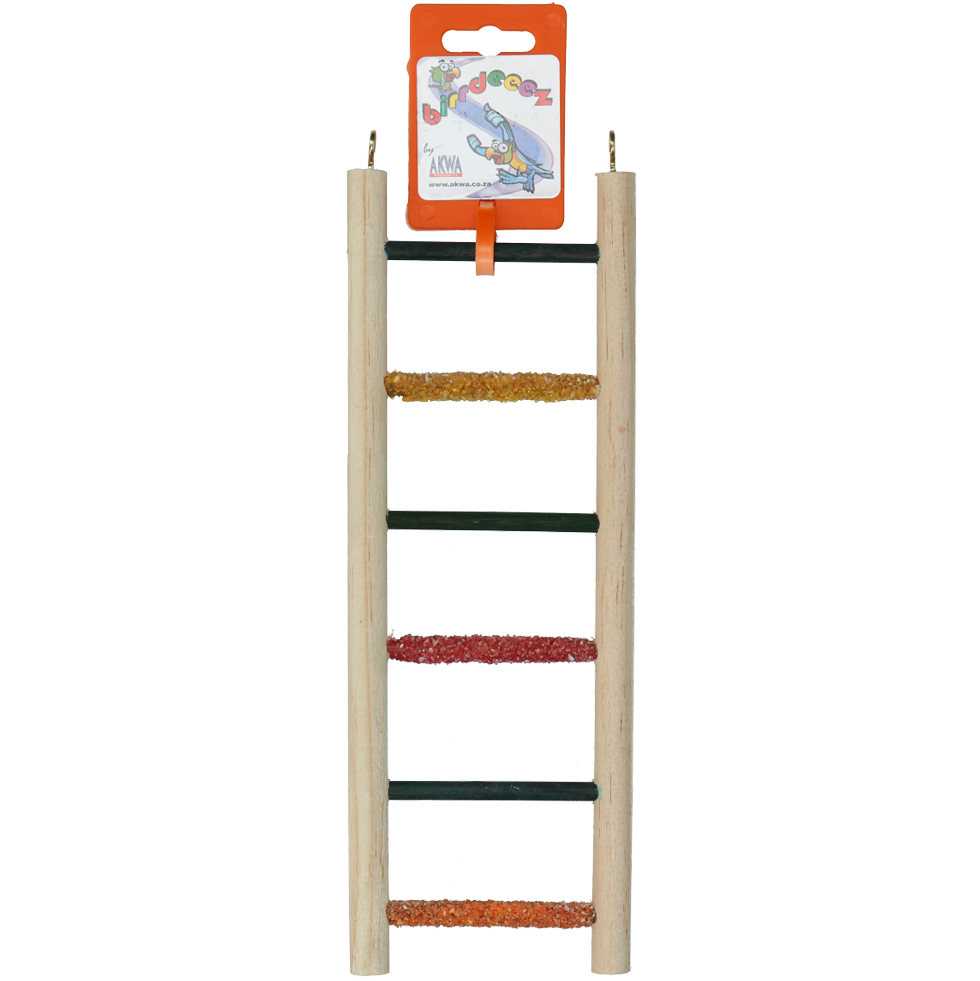 Birrdeeez Ladder All Wood Budgie 6 step