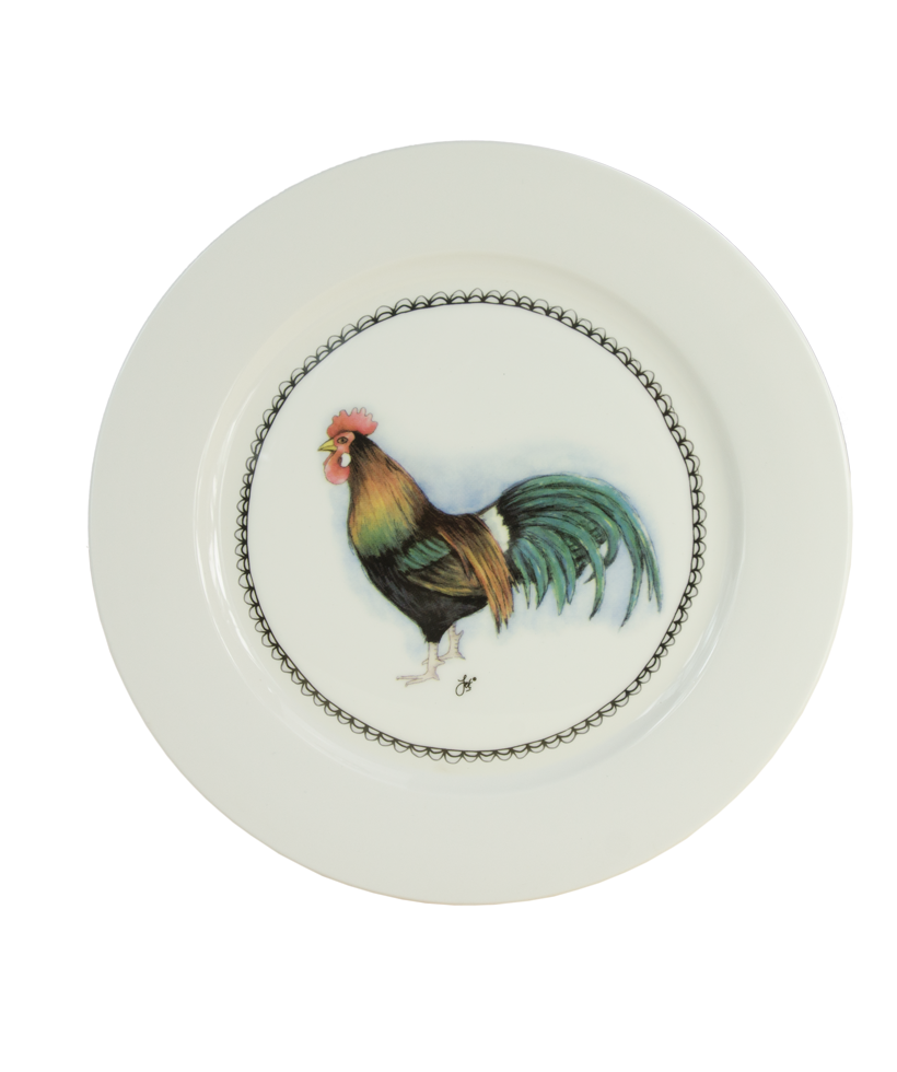 Boerenwinkel Breakfast Plate Rooster