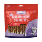 Braaaf Rawhide Roll Sticks Duck - 30 pcs