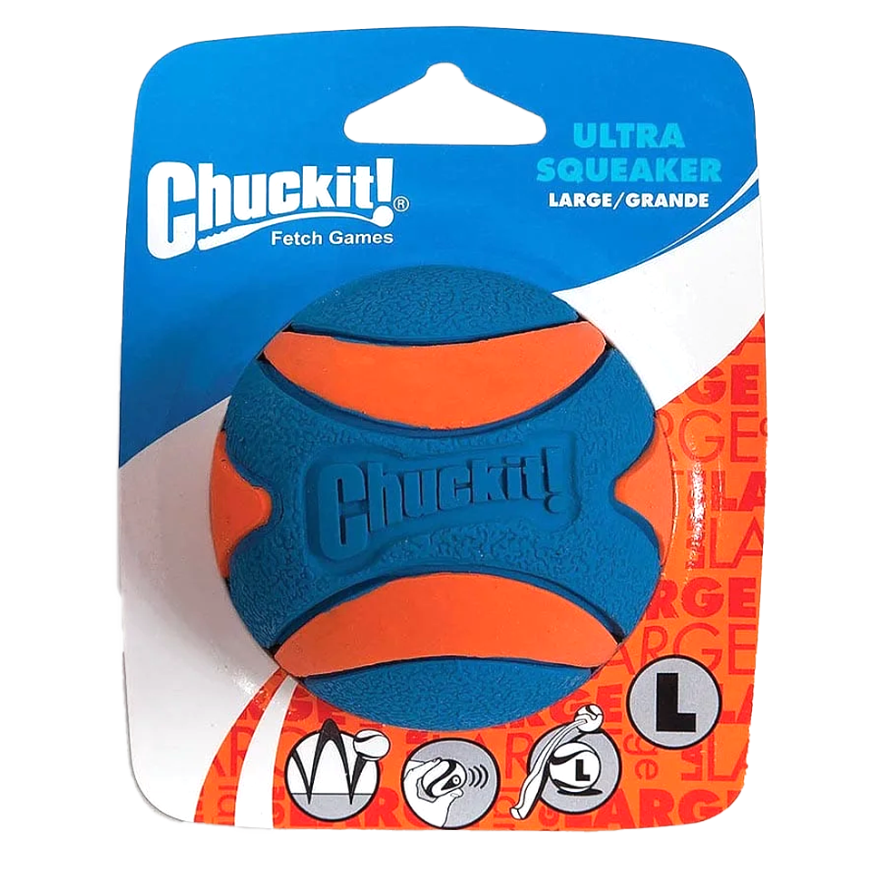 CHUC52069 Chuckit! Ultra Squeaker Ball L (1-pack) - Image 1