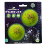 Dog Comets Stardust Green M (2-Pack)