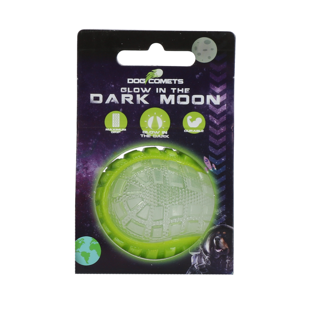 Dog Comets Glow In The Dark Moon Ball S Green