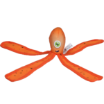 Dog Comets Alien Octo M Orange - Image 2
