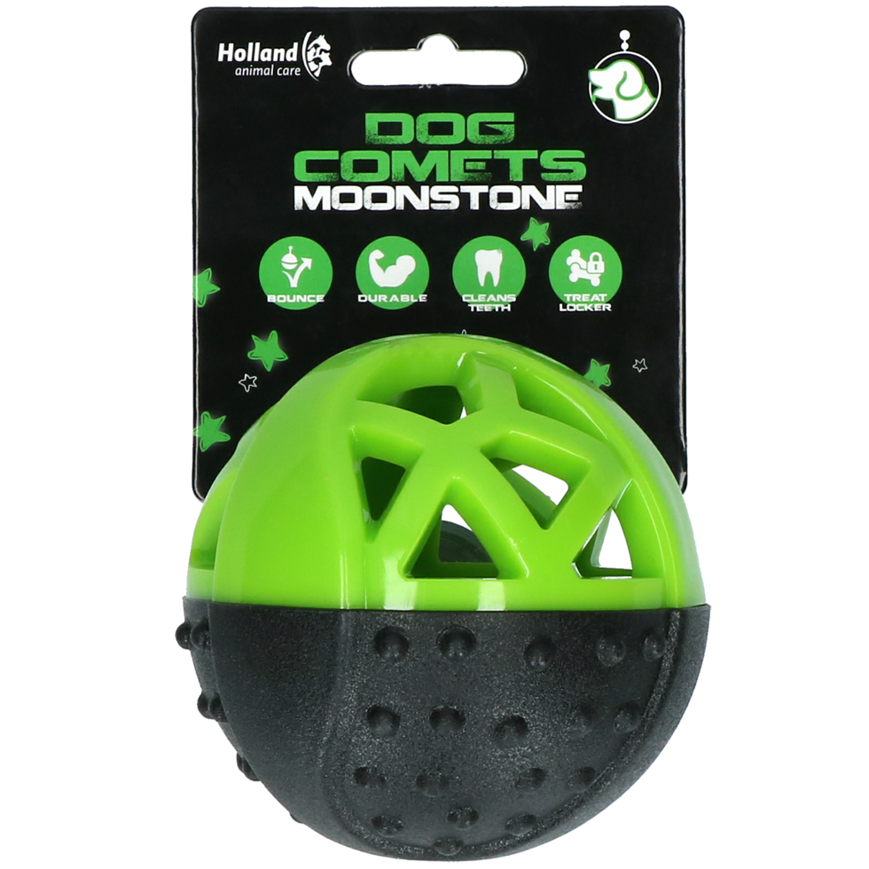 Dog Comets Moonstone Treat Ball Green