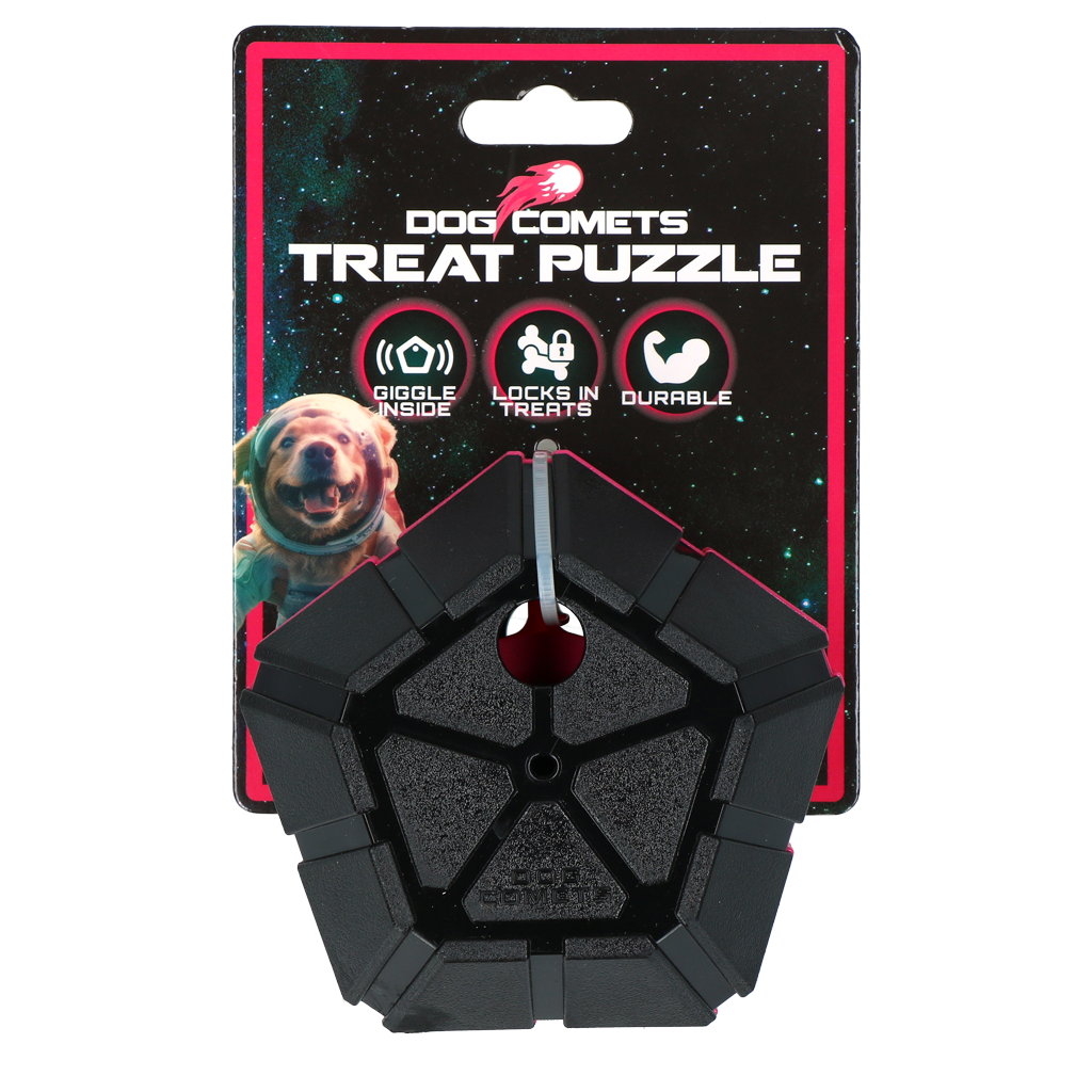 Dog Comets Treat Puzzle Pink