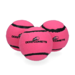 Dog Comets Starlight Tennis Ball M Pink (3-pack) - Image 2
