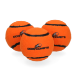 Dog Comets Starlight Tennis Ball M Orange (3-Pack) - Image 2