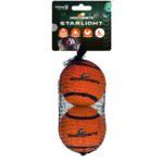 Dog Comets Starlight Tennis Ball L Orange (2-pack)