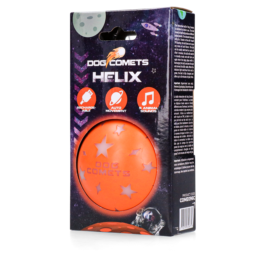 COME096C Dog Comets Helix Orange - Image 1
