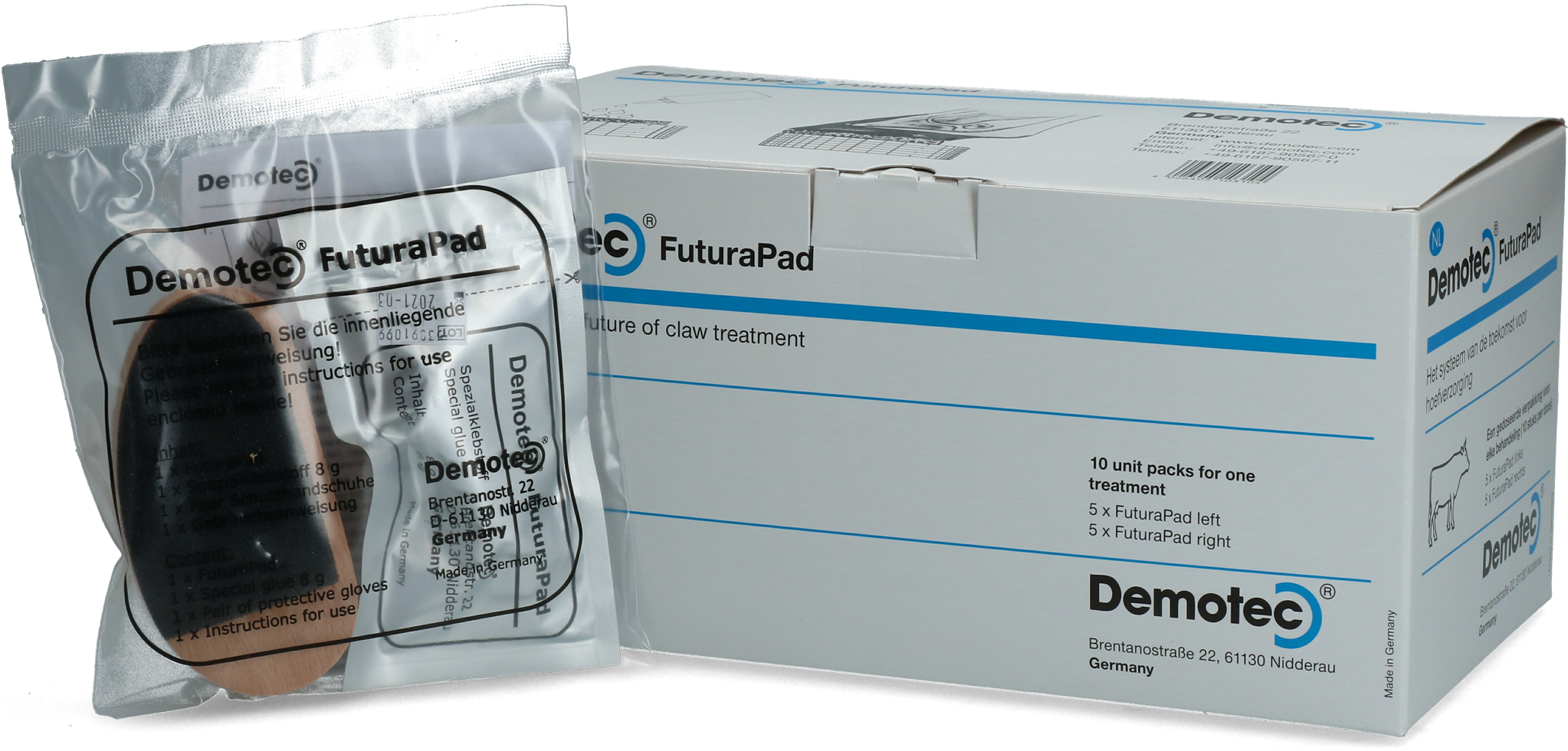 Demotec FuturaPad 10 treatments
