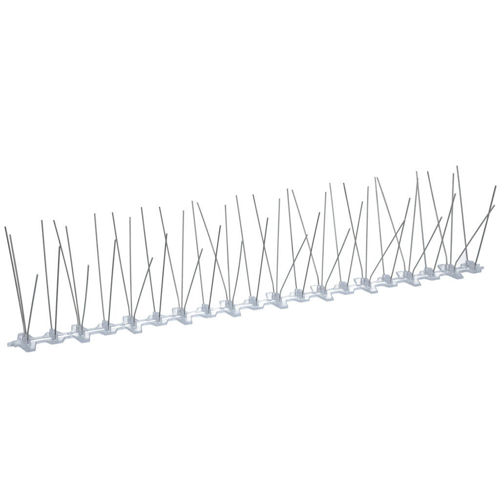 Pigeon spikes plastic/stainless steel 50 cm (50 pegs)