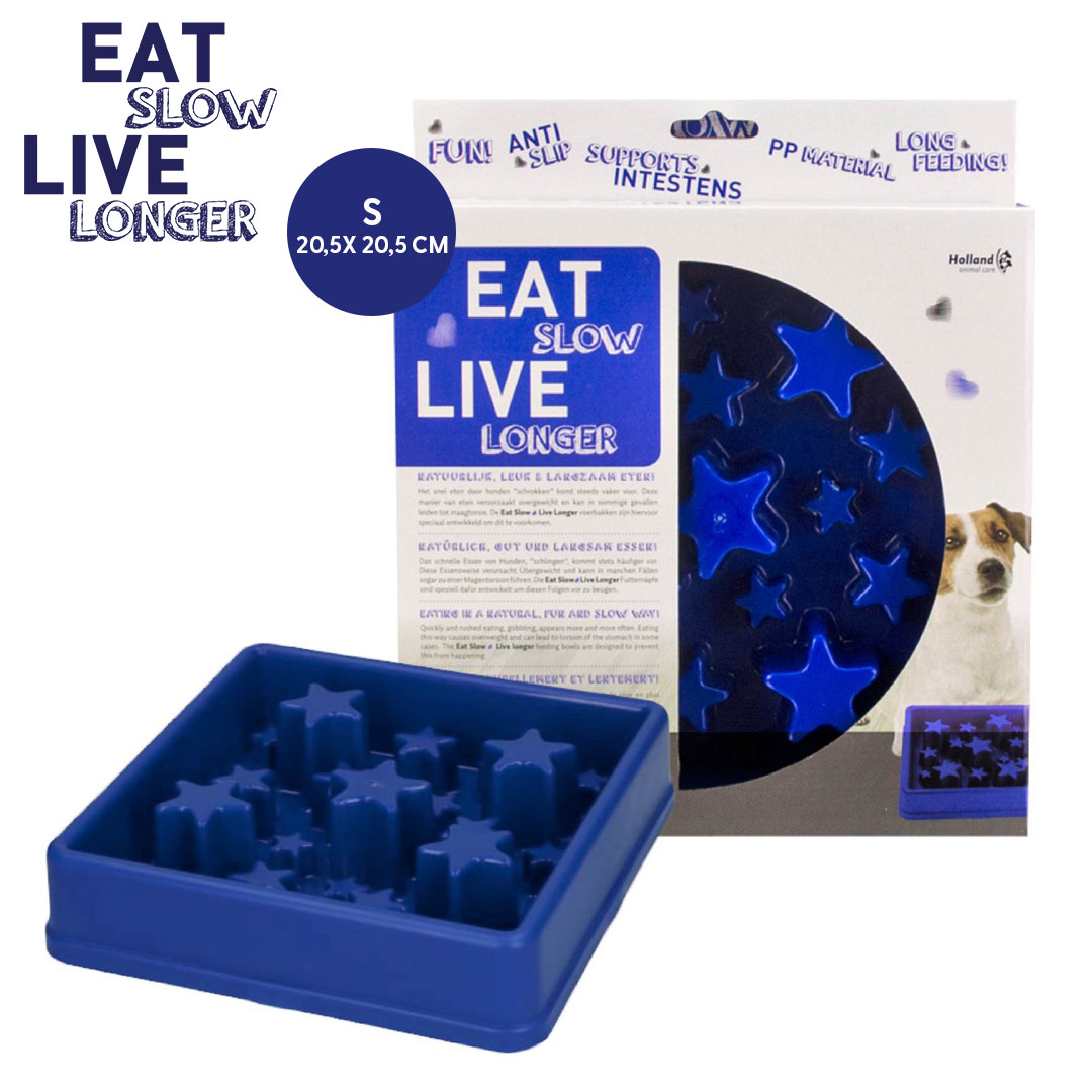 Eat Slow Live Longer Star Blue S