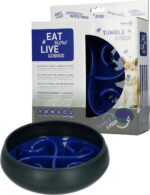 Eat Slow Live Longer Tumble Feeder Blue - Image 6