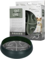 Eat Slow Live Longer Tumble Feeder Grey - Image 4