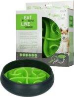 Eat Slow Live Longer Tumble Feeder Green - Image 4