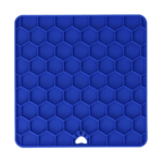 Eat Slow Live Longer Lick Mat Honeycomb Blue - Image 3