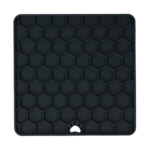 Eat Slow Live Longer Lick Mat Honeycomb Grey - Image 3