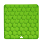 Eat Slow Live Longer Lick Mat Honeycomb Green - Image 3