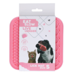 Eat Slow Live Longer Lick Mat Duo S Pink