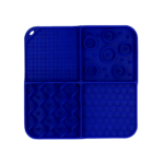 Eat Slow Live Longer Lick Mat Dimensions Rectangle Blue - Image 2