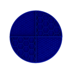 Eat Slow Live Longer Lick Mat Dimensions Circle Blue - Image 2