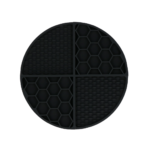 Eat Slow Live Longer Lick Mat Dimensions Circle Grey - Image 2