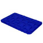 Eat Slow Live Longer Lick Mat Dimensions Flower Blue - Image 3