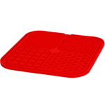 Eat Slow Live Longer Lick Mat Quad Red - Image 3