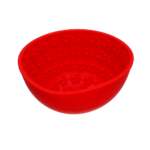 Eat Slow Live Longer Lick Mat Wobble Bowl Red - Image 3