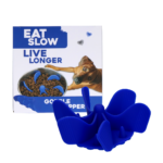 Eat Slow Live Longer Gobble Stopper Blue