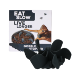 Eat Slow Live Longer Gobble Stopper Grey