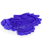 Eat Slow Live Longer Lick Mat Seahorse Blue - Image 3