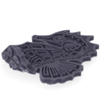 Eat Slow Live Longer Lick Mat Seahorse Grey - Image 3