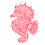 Eat Slow Live Longer Lick Mat Seahorse Pink - Image 2