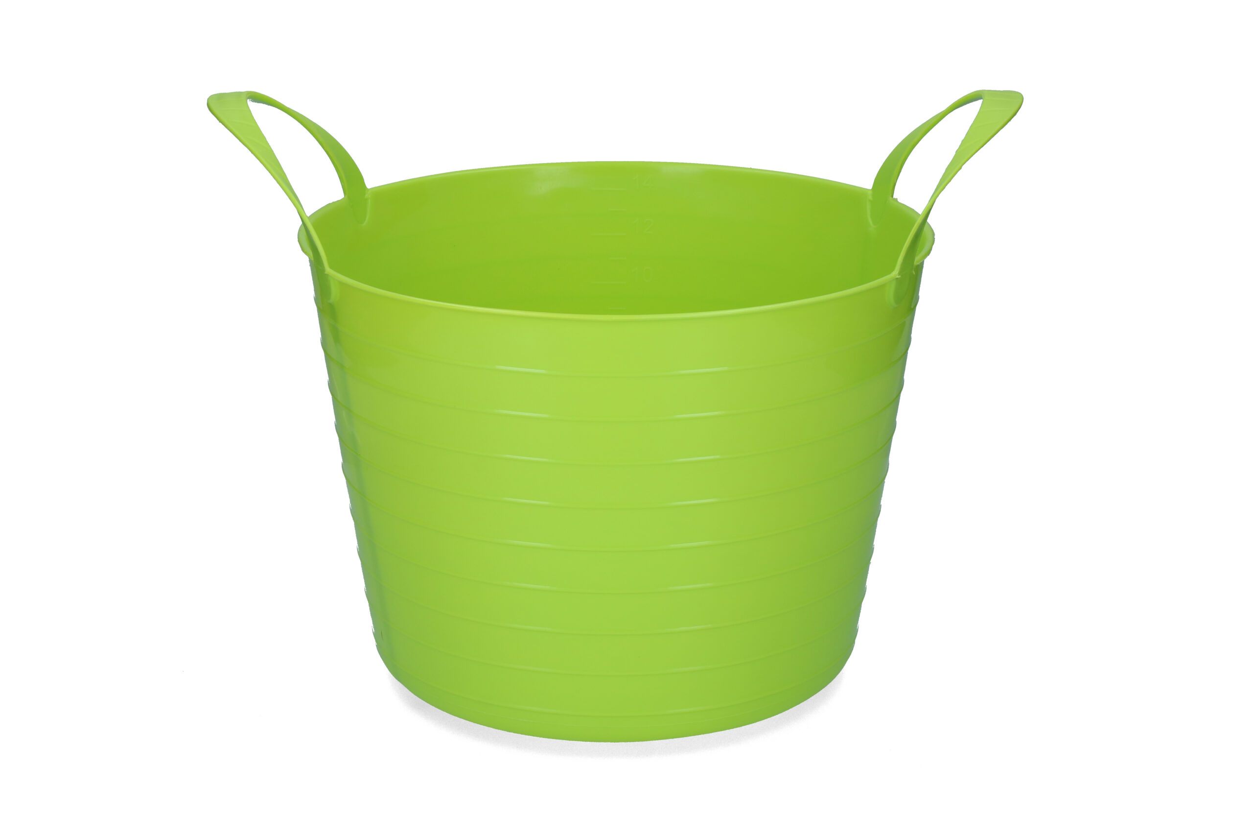 Bucket V-Trug Flexi Blue 14 l Lime green