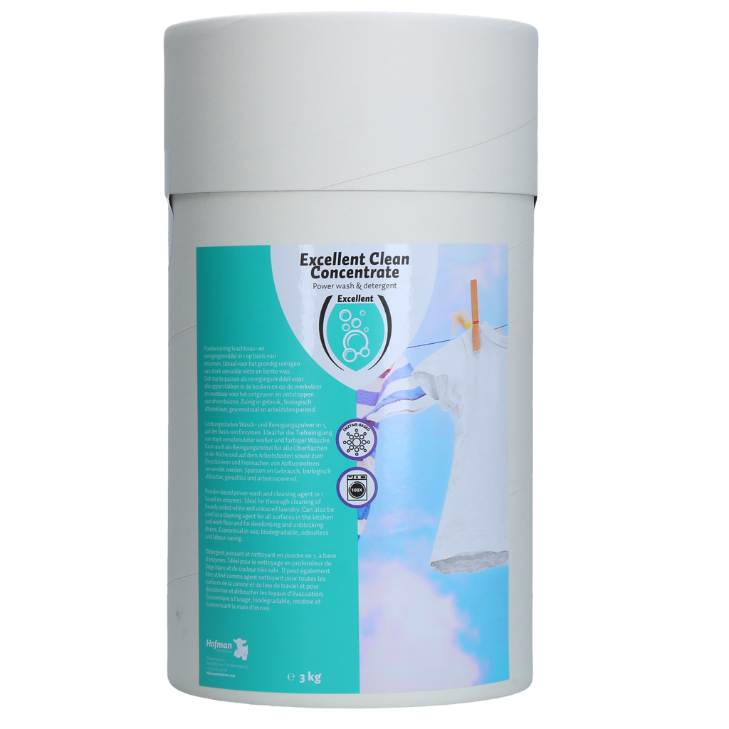 EXCE0002 Excellent Clean total detergent concentrate 3 kg - Image 1