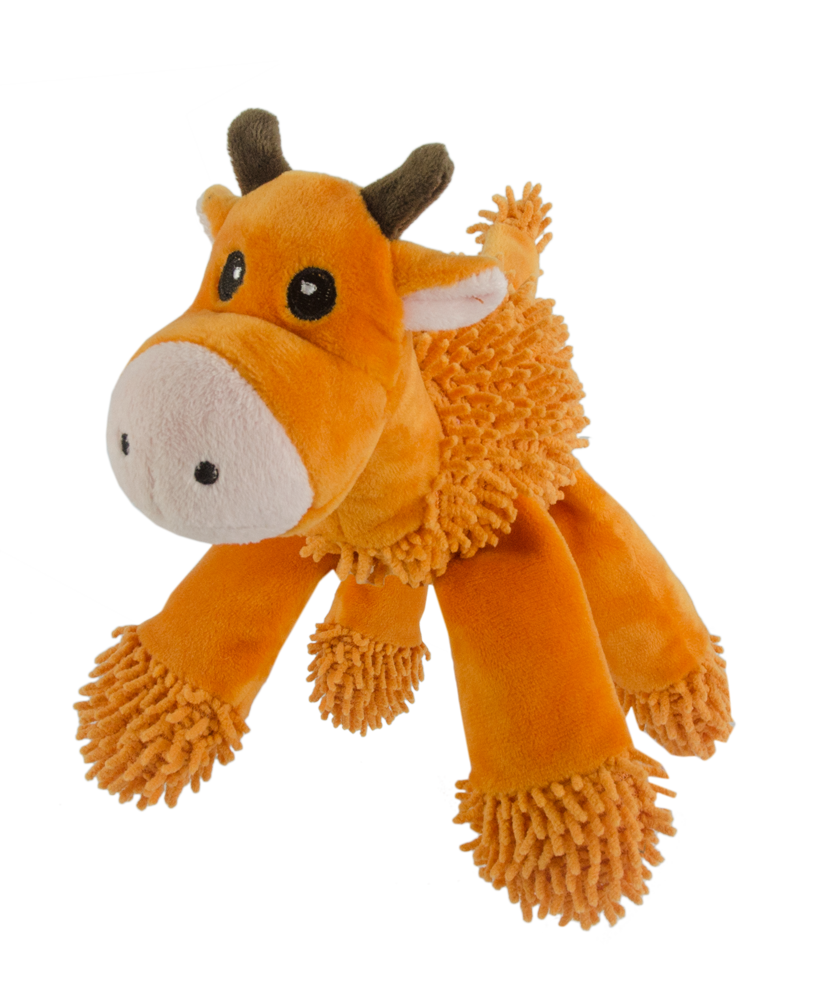 Fuzzle with 5 squeakers Giraffe