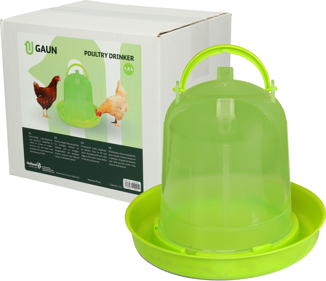 Gaun Poultry Drinker Green Lemon 1.5 l