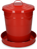 Gaun Poultry Feeder Metal Red 6 kg - Image 2