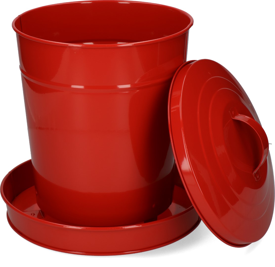 Gaun Poultry Feeder Metal Red 6 kg