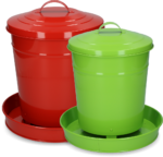 Gaun Poultry Feeder Metal Red 6 kg - Image 3