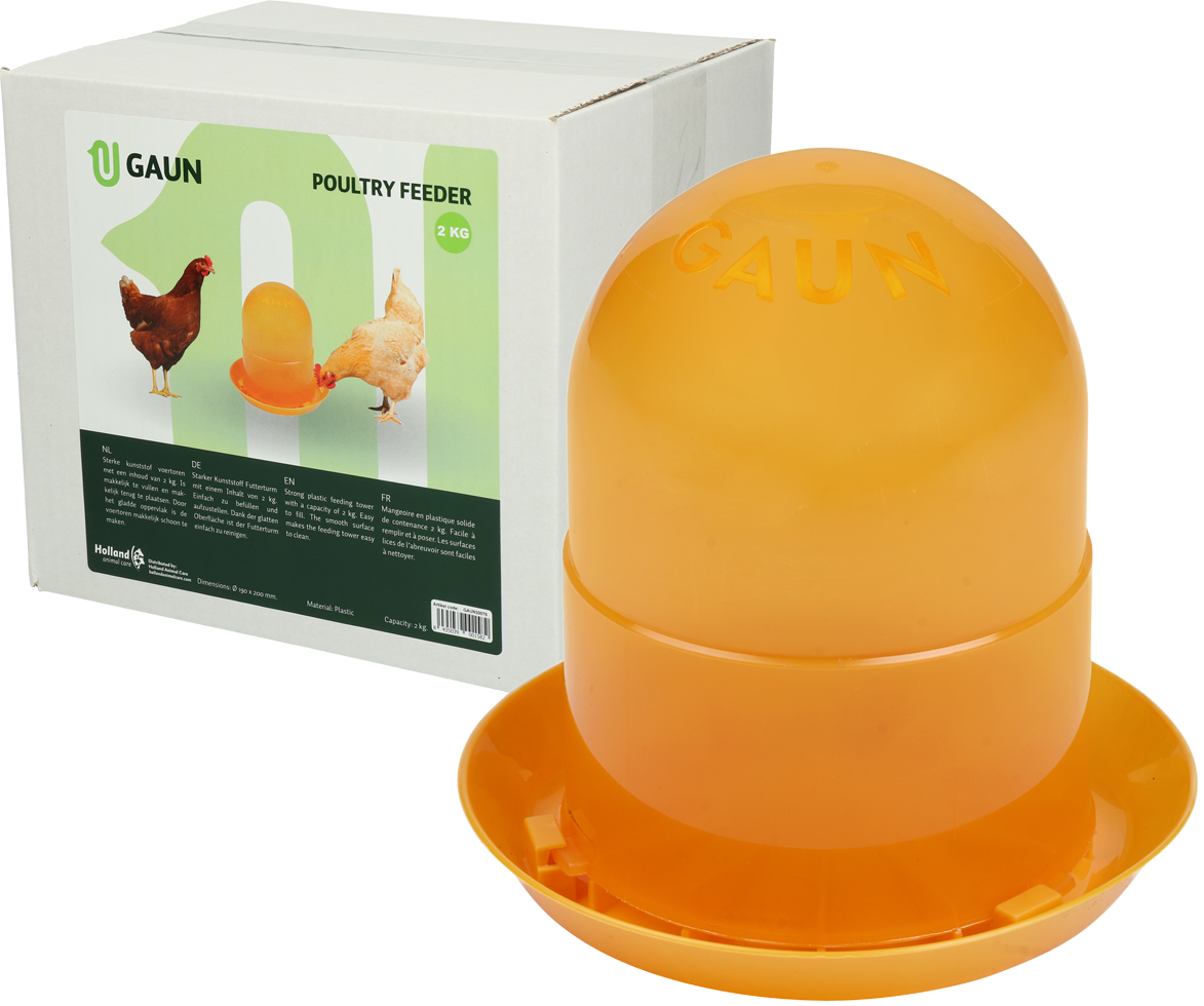 Gaun Poultry Feeder Orange 2 kg