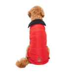 Goo-eez Mock Neck Signature Wrap Jacket XXS Red/Black - Image 2