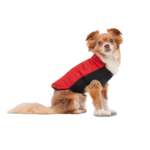 Goo-eez Mock Neck Signature Wrap Jacket XXS Red/Black - Image 3