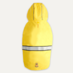 Goo-eez Reflective Hooded Raincoat L Yellow/Grey - Image 3