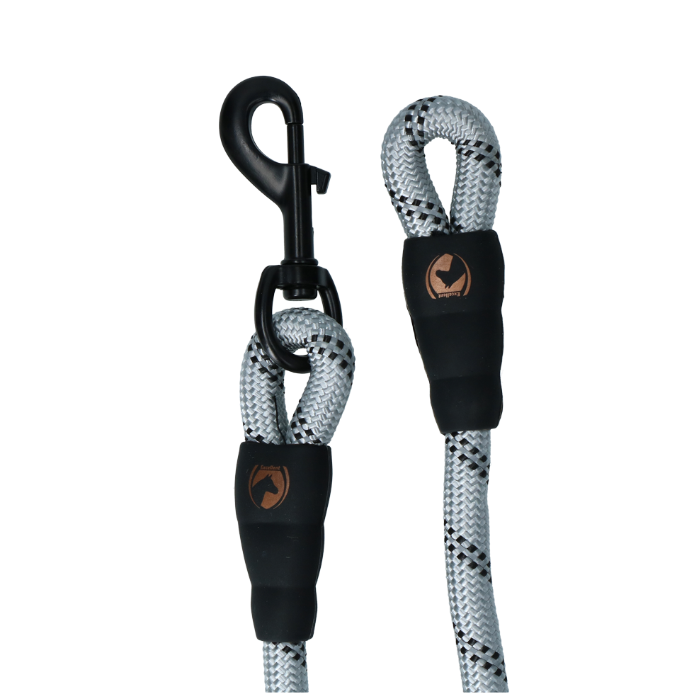 Lead rope Exclusive Reflective Grey