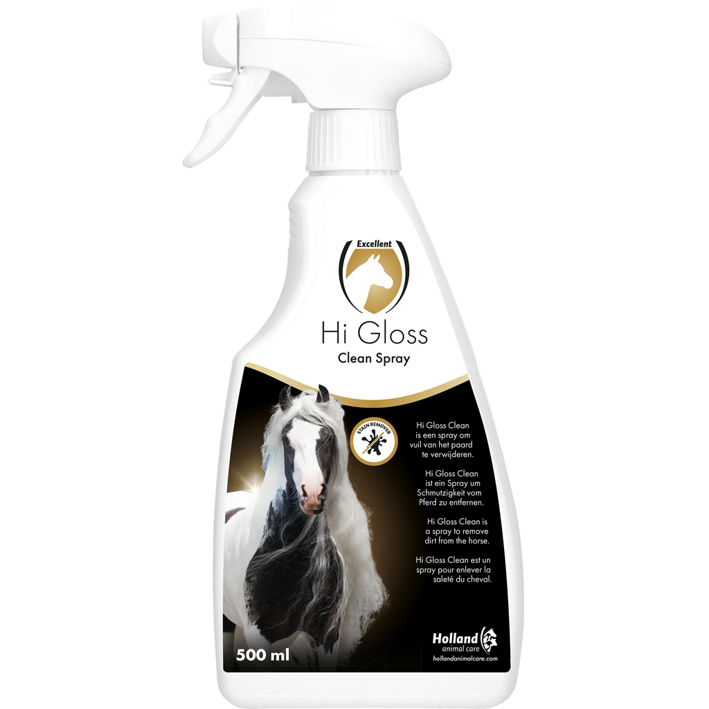 HIGL50500 Excellent Horse Hi Gloss Clean Spray 500 ml - Image 1