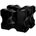 Vplast Cavaletti Obstacle Blocks 2 st Black